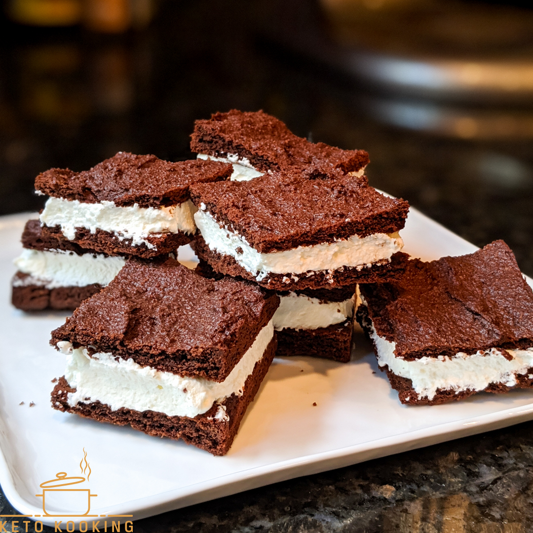 Keto Whoopie Pie Squares